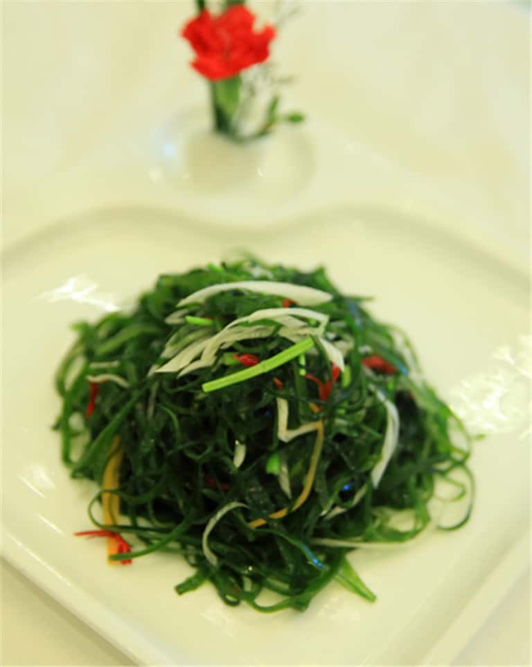 时蔬—肉丝炒小海带(图1)